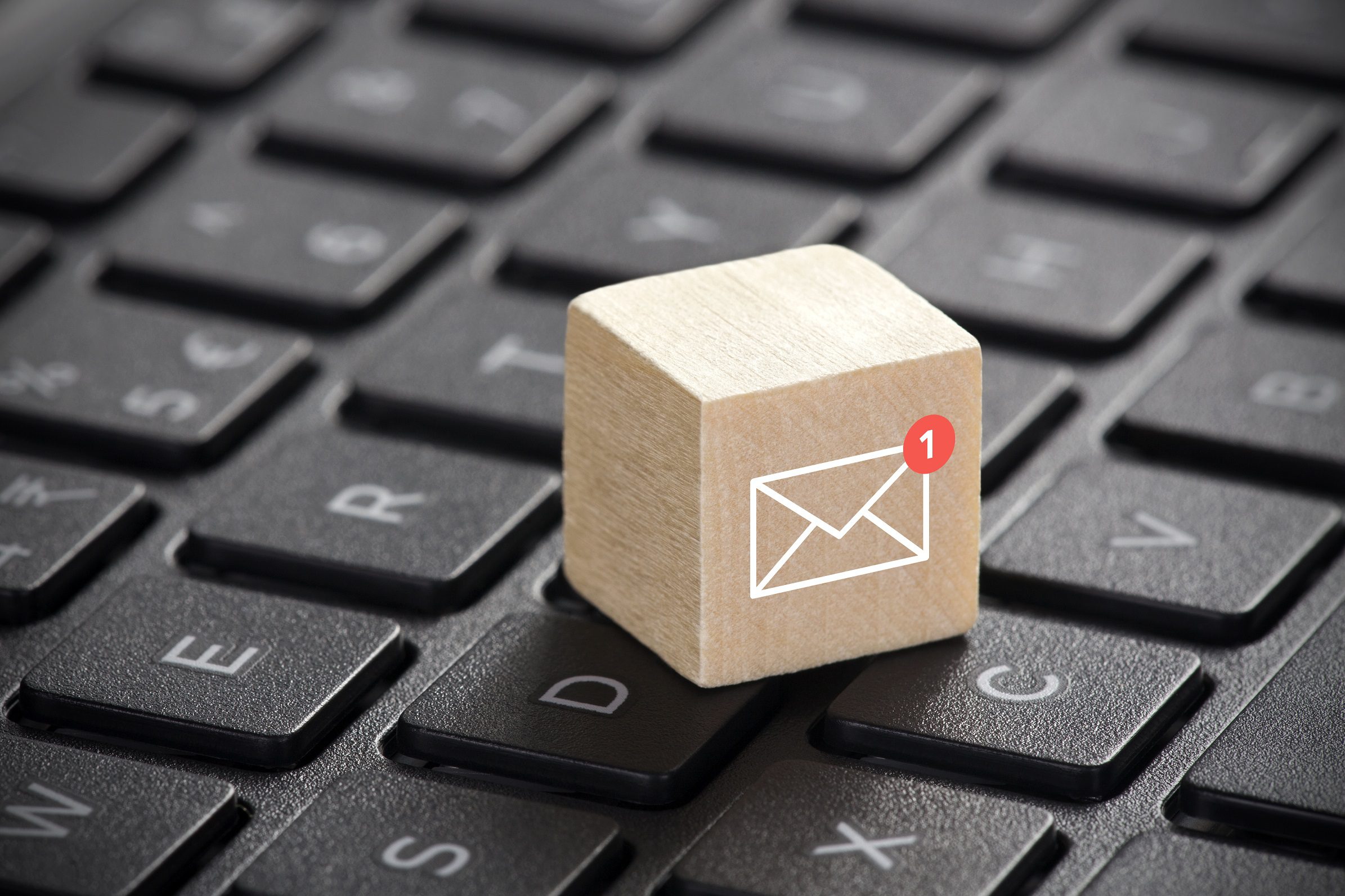 wooden block email